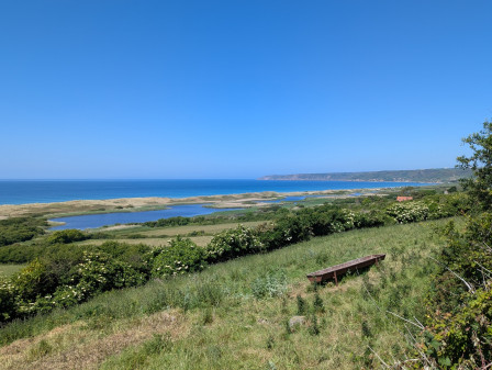 Vue de haut sur la réserve naturelle., juin 2025