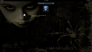 Interface de recherche du système d'exploitation affichant VirtualBox comme résultat pour "vm virtualbox".