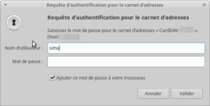 Authentification Nextcloud