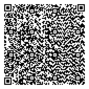 QR code noir et blanc sur fond blanc, avec un motif dense et des carrés de repérage aux coins supérieur gauche et inférieur droit.